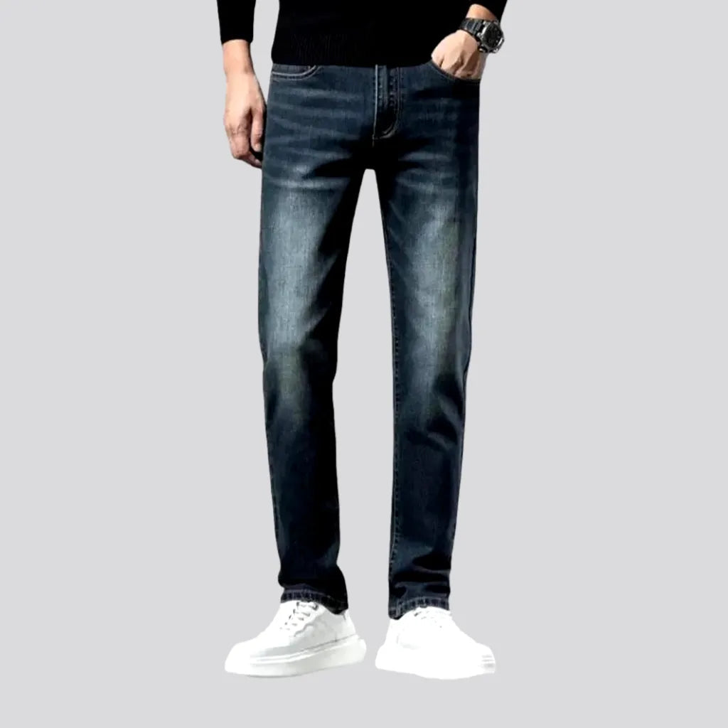 Tapered Fit Fleece Lined Men's Jeans | Jeans4you.shop