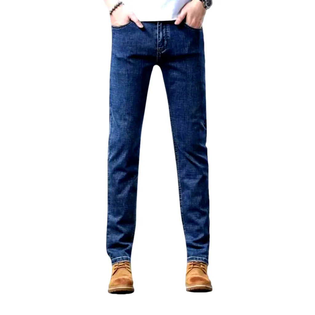 Tapered men's ground jeans