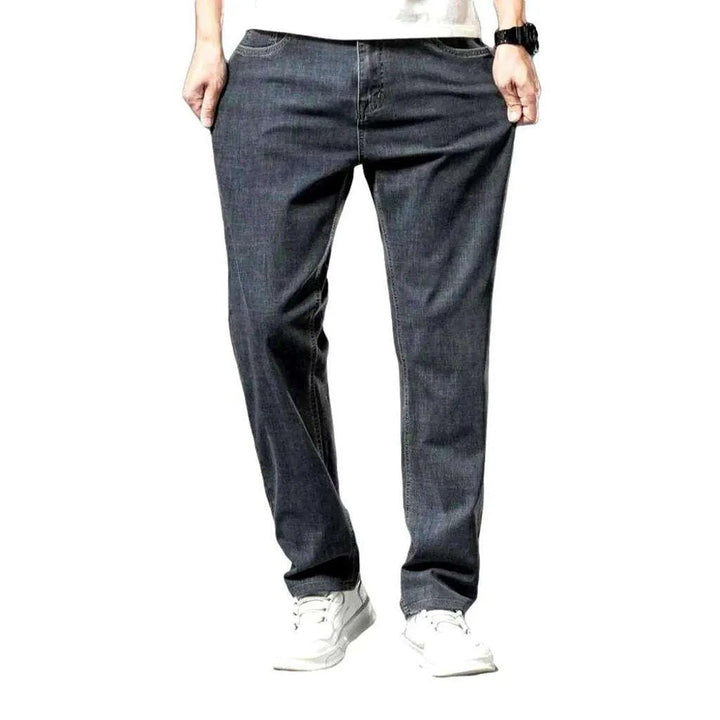 Thin stretchy casual men's jeans