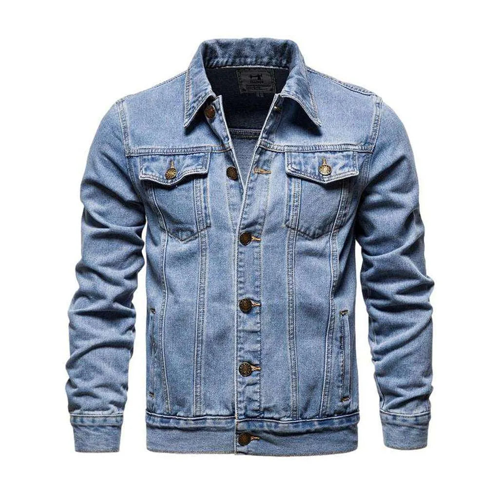 Mens denim jacket near me clearance