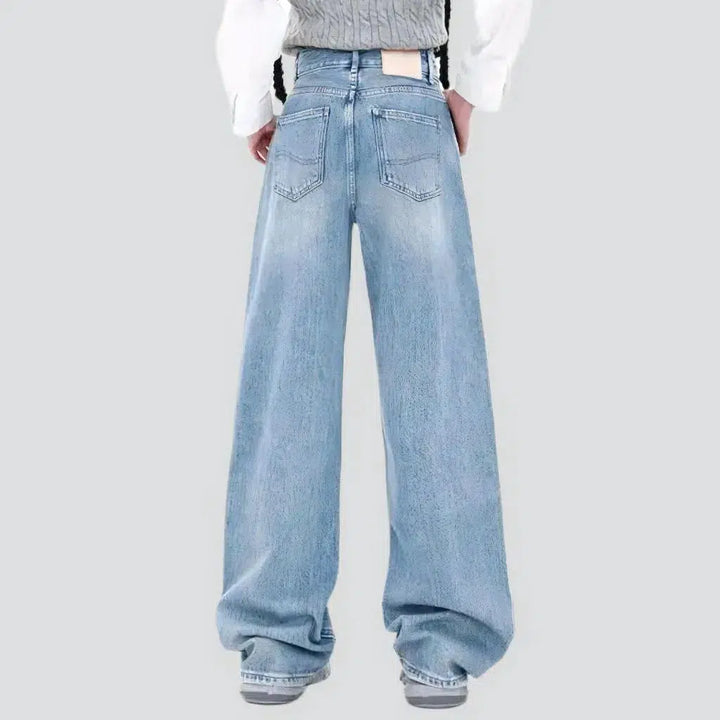Mid-waist women's jeans