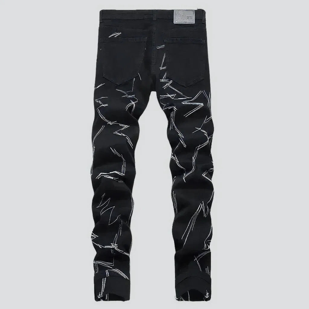 Black men's y2k jeans