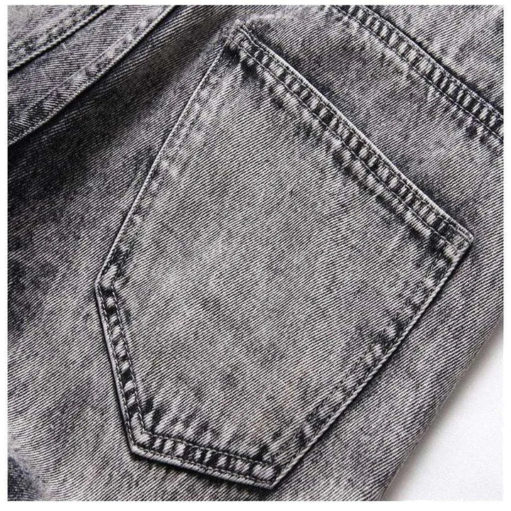 Urban mid-waisted men's jeans