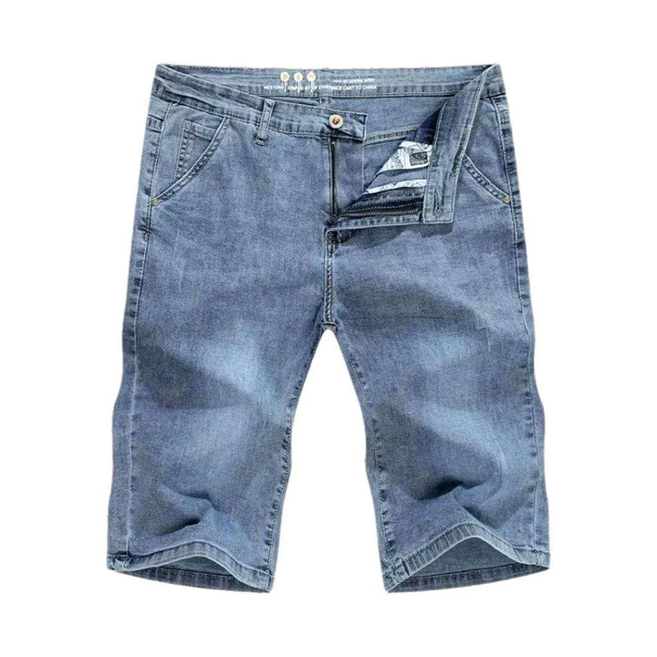 Vintage blue men's denim shorts