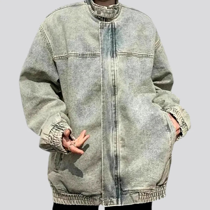 Vintage Boho Men's Denim Jacket | Jeans4you.shop