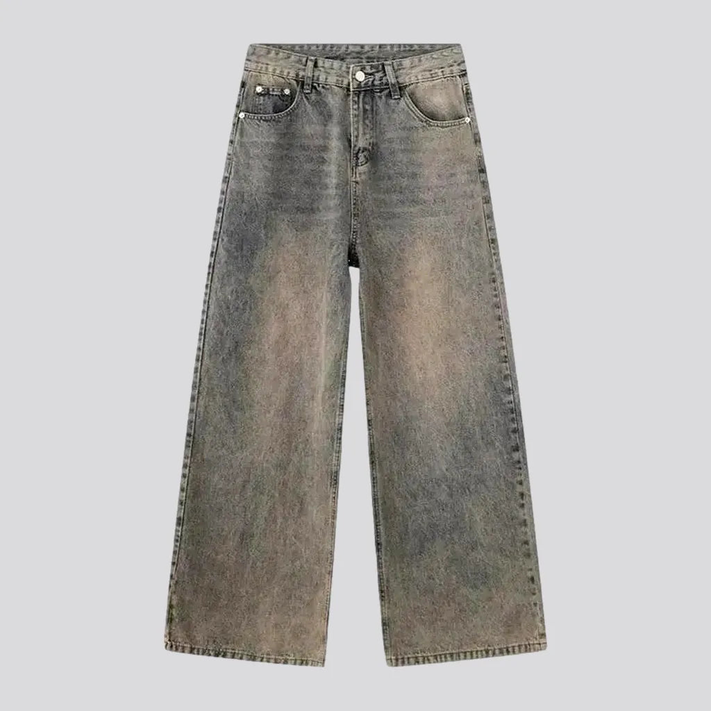 Vintage Creased Slouchy Men's Jeans | Jeans4you.shop