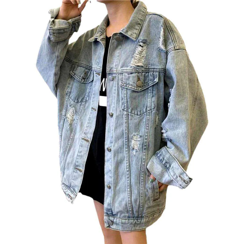Vintage denim jacket
 for ladies