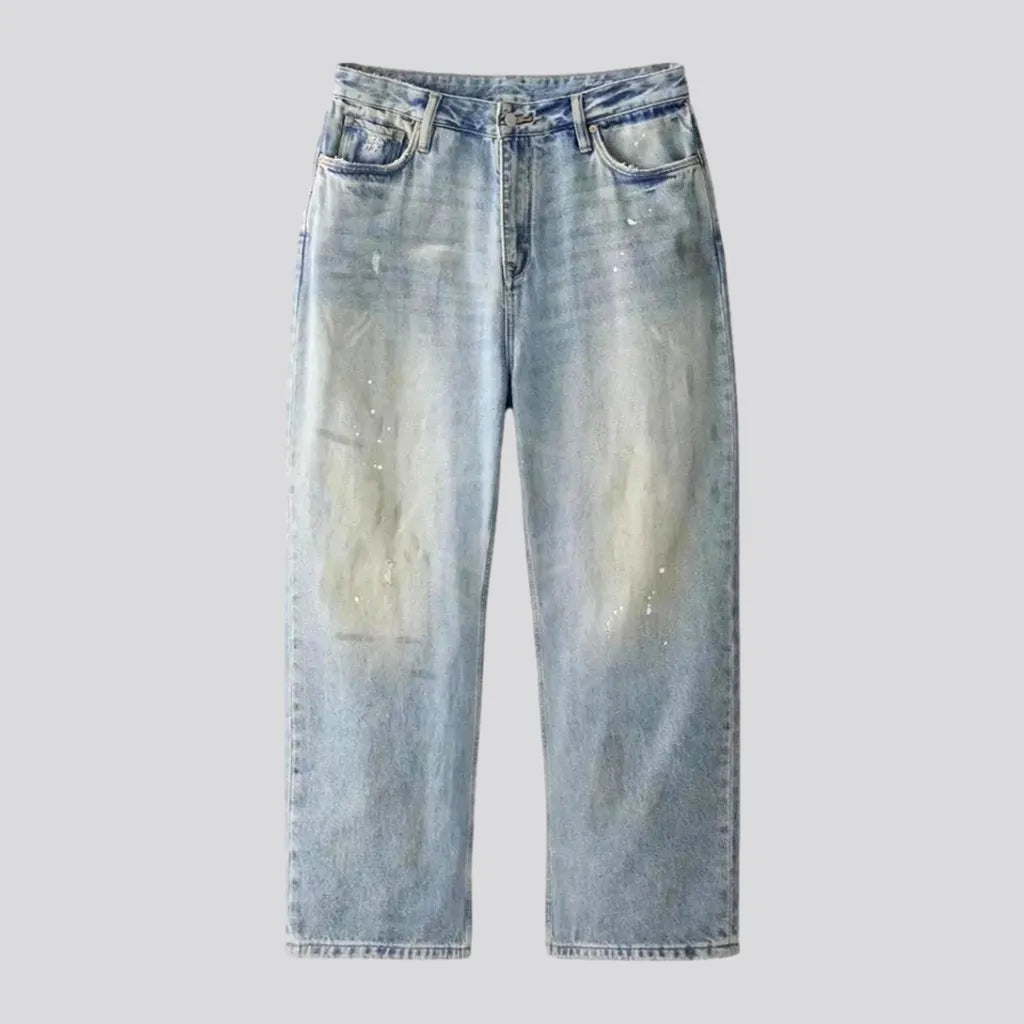 Vintage Light Wash Baggy Men's Jeans | Jeans4you.shop