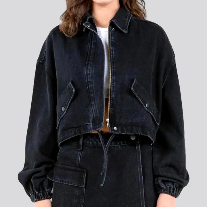 Vintage Stonewashed Women's Denim Jacket | Jeans4you.shop