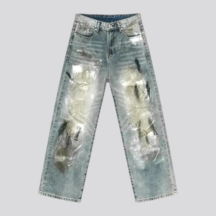 Vintage Street Style Loose Fit Men's Jeans | Jeans4you.shop