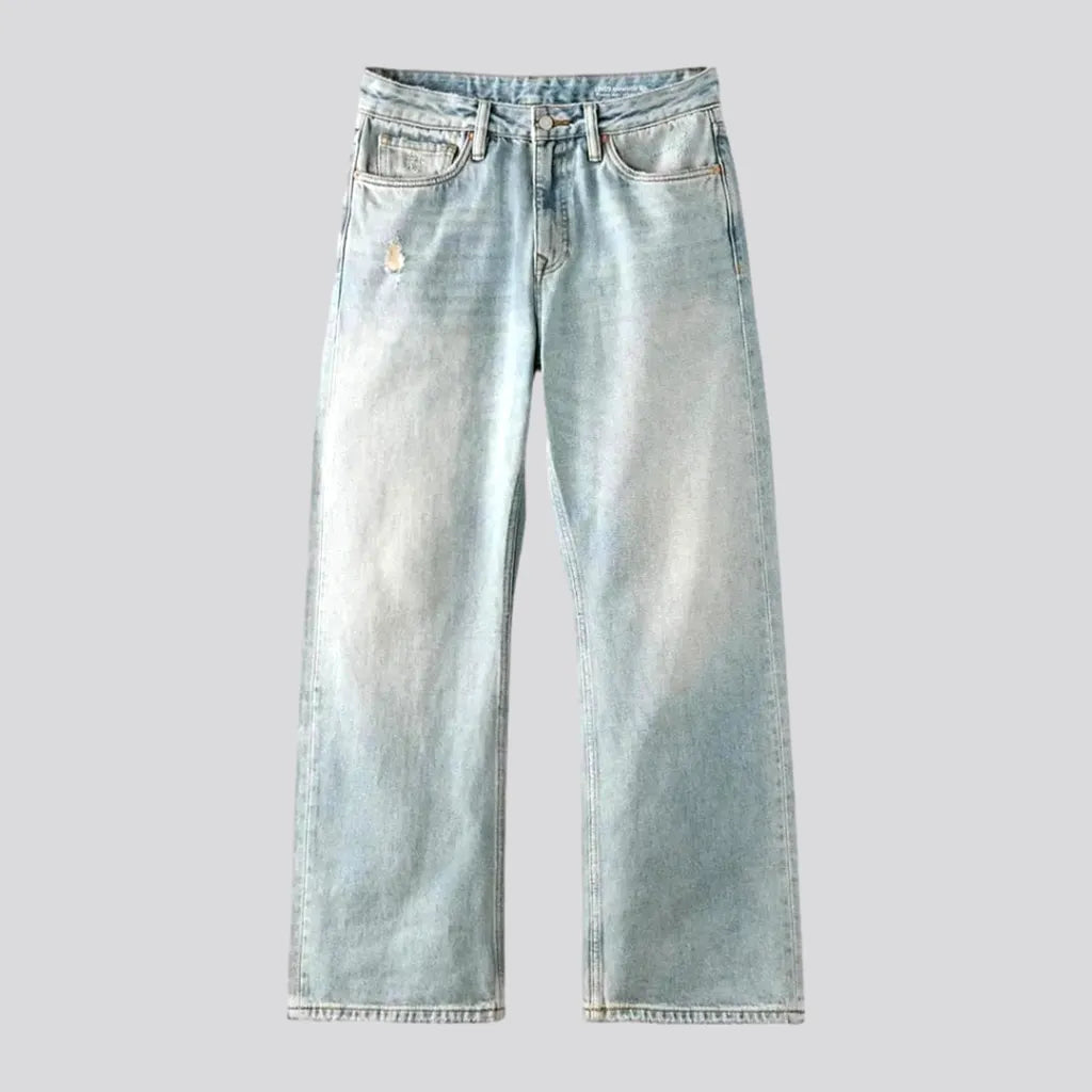 Vintage Style Bleached Men's Jeans | Jeans4you.shop