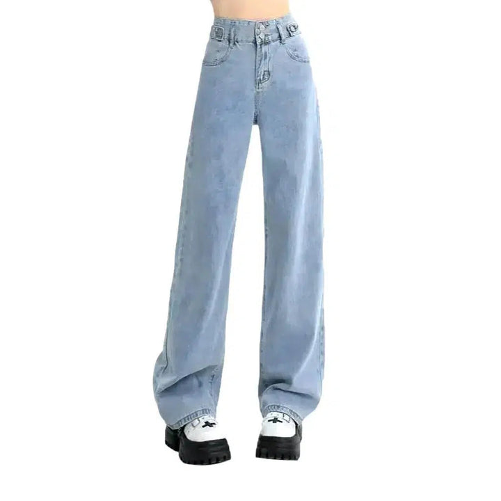 Vintage women's wide-leg jeans