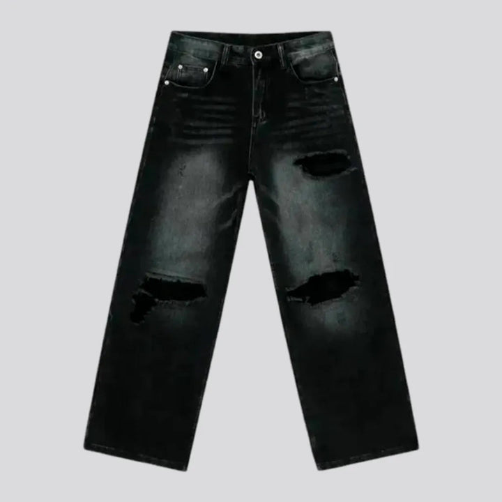 Whiskered Boho Grunge Fit Jeans for Men | Jeans4you.shop