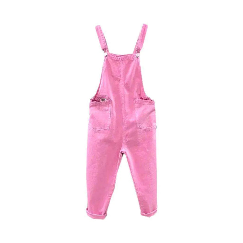 Women's Loose Y2k Jeans Dungaree - Pink