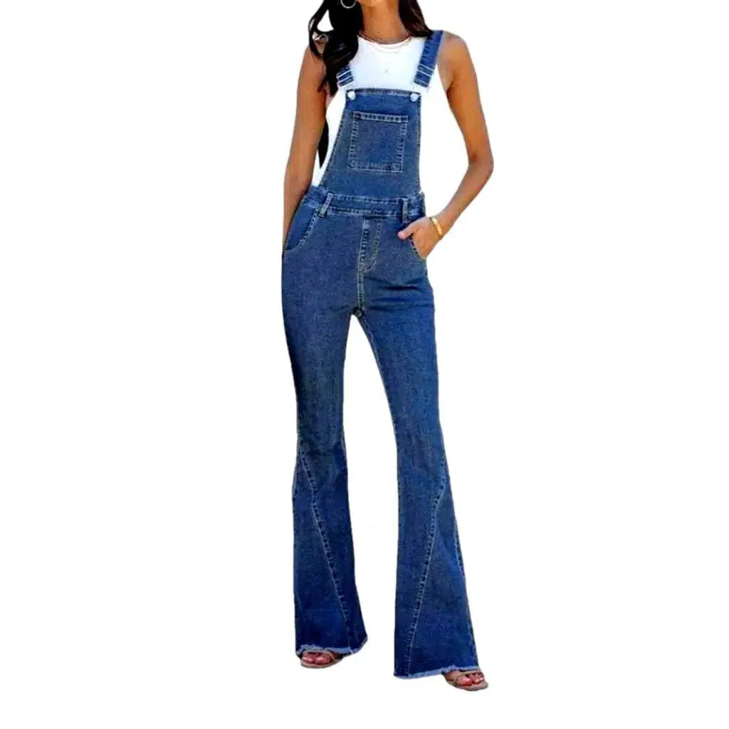 Women's Street Denim Dungaree - Blue