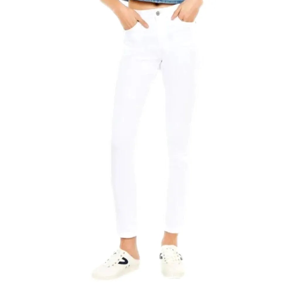 Women's white jeans