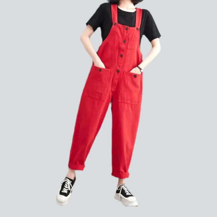 Y2k loose jeans overall for ladies | Jeans4you.shop