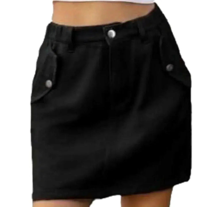 Y2k mini women's denim skirt