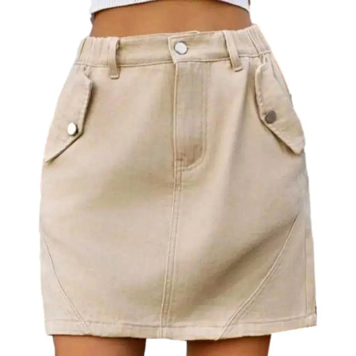 Y2k mini women's denim skirt