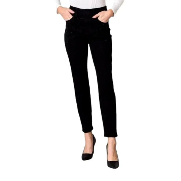 Y2k women's high-waist jeans